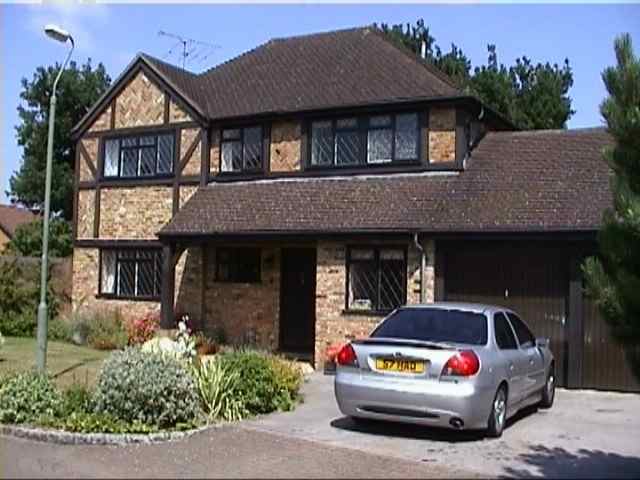 Hang on - this isn't Becky!  Thought I'd slip this in here - taken 1st August 2001 - The day we moved in